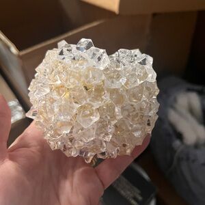 Custom Artist-made Ice ball votives for winter wedding/rehearsal dinner 22 count